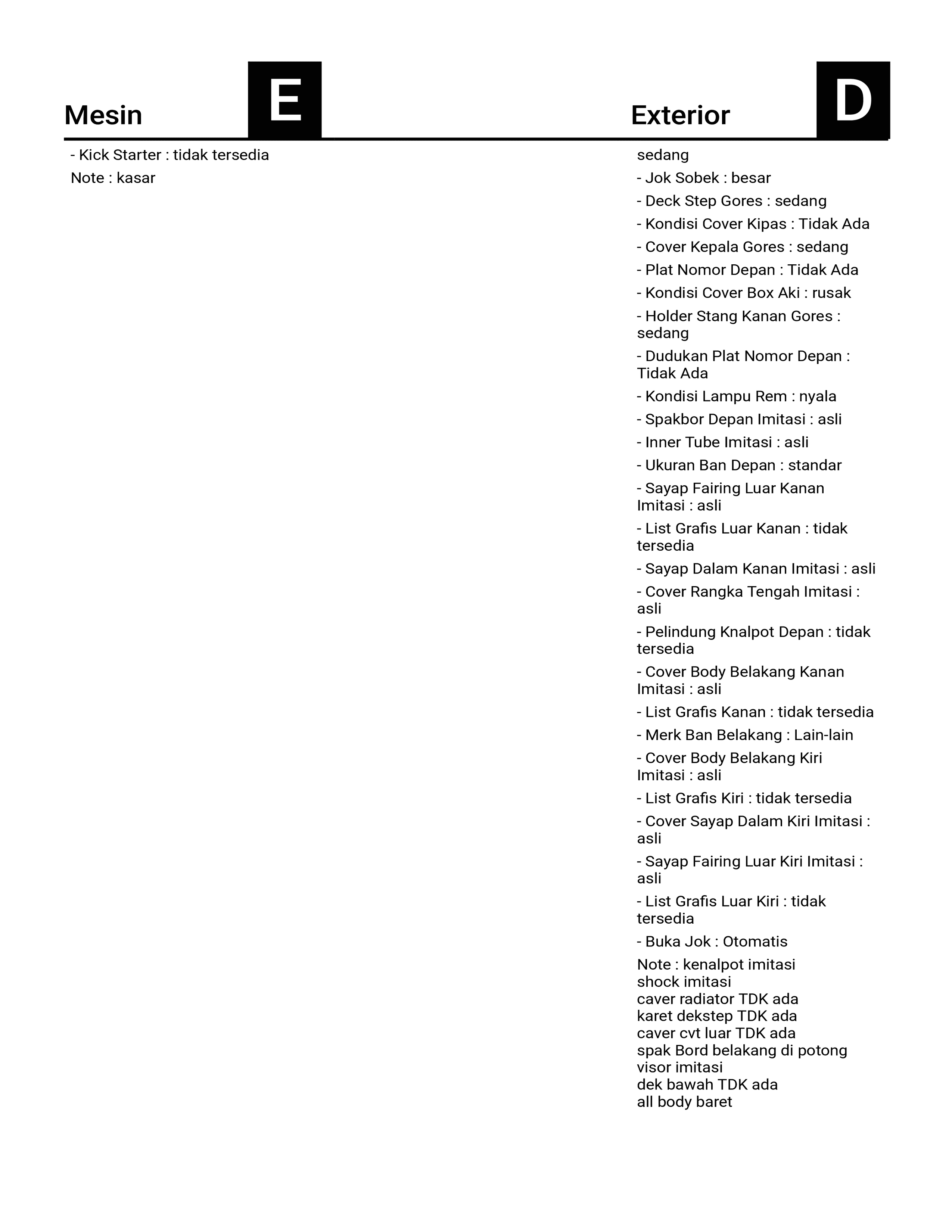 YAMAHA NMAX 155 NON ABS