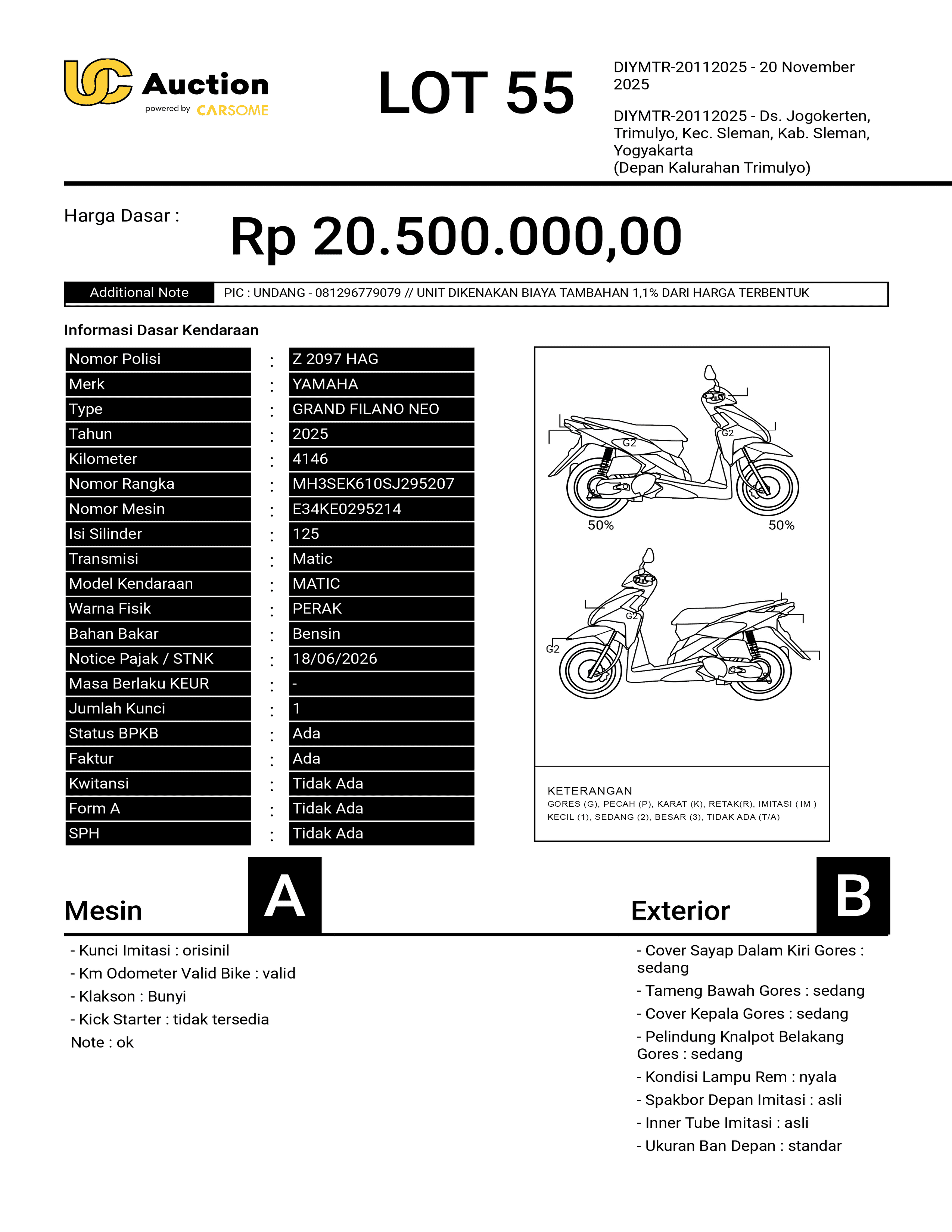 YAMAHA GRAND FILANO NEO