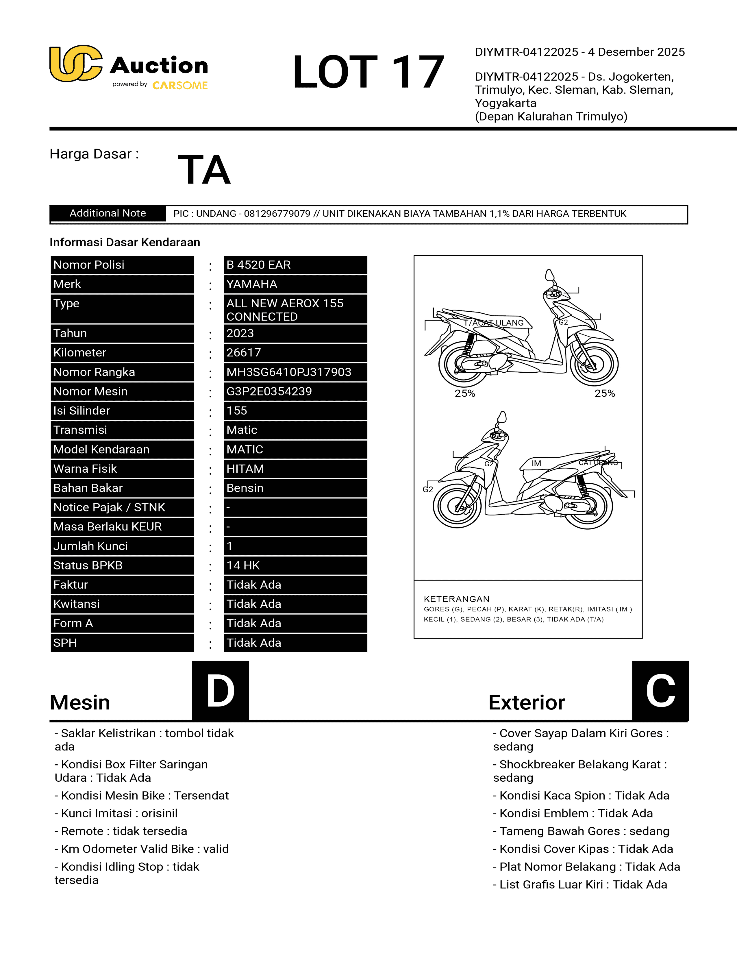YAMAHA ALL NEW AEROX 155 CONNECTED