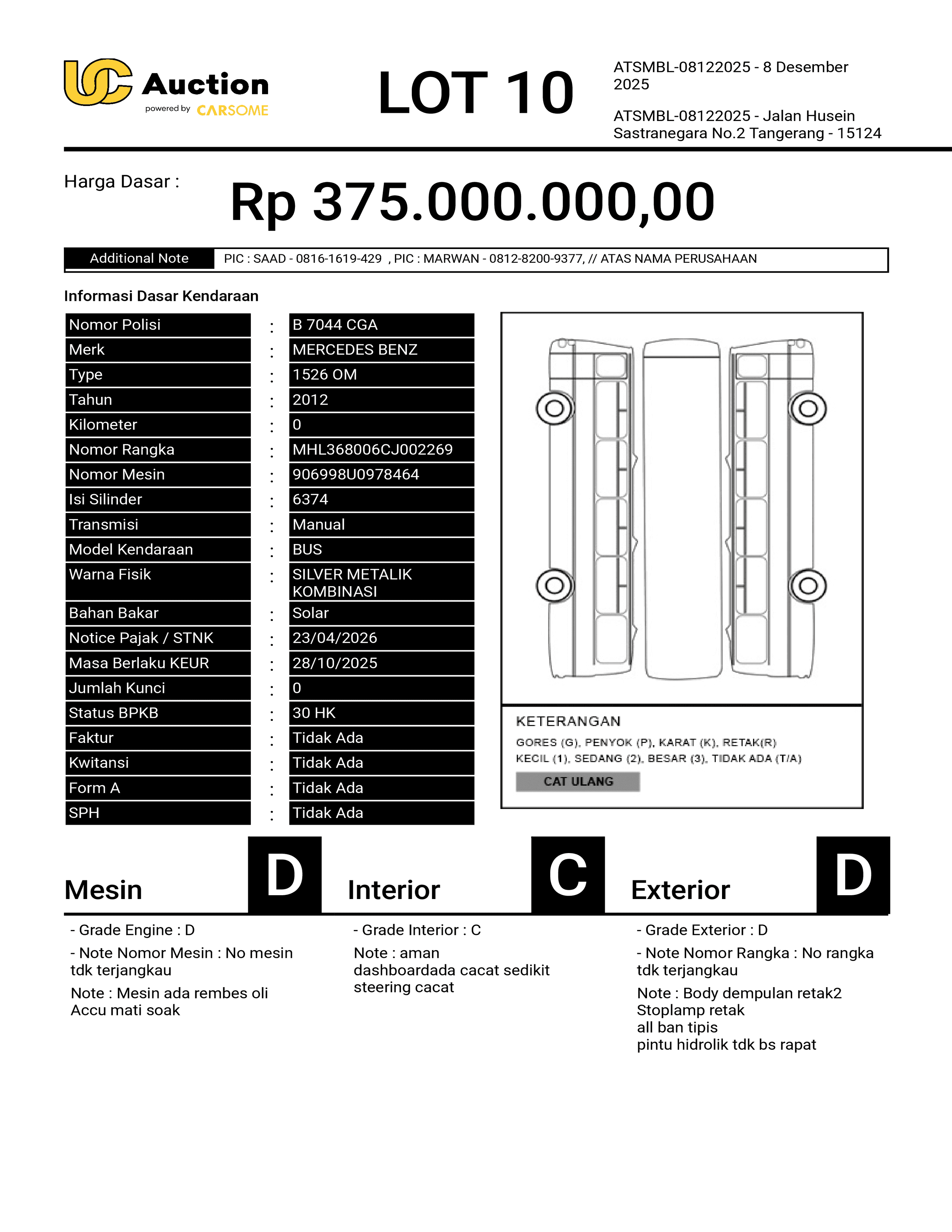 MERCEDES BENZ 1526 OM 