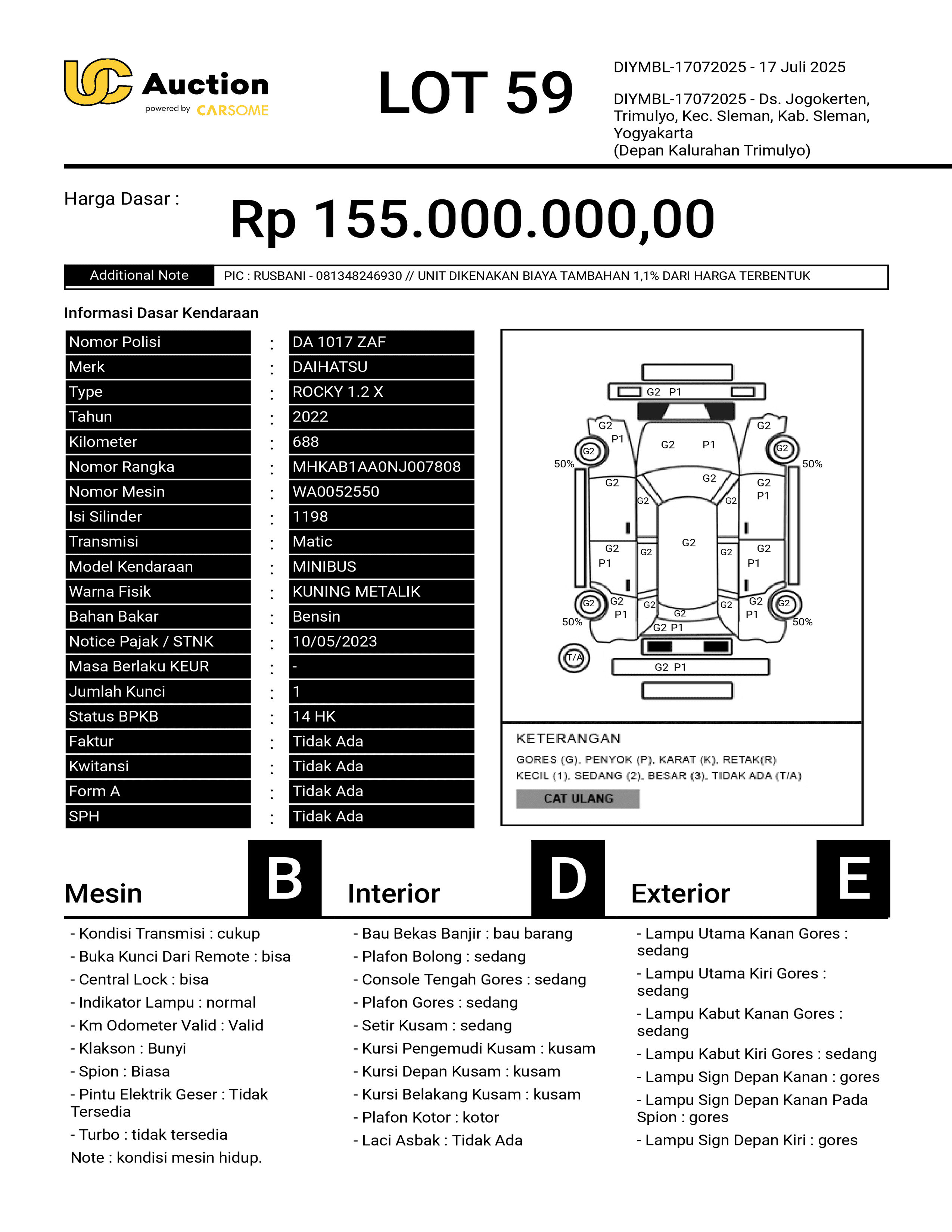 nama kendaraan