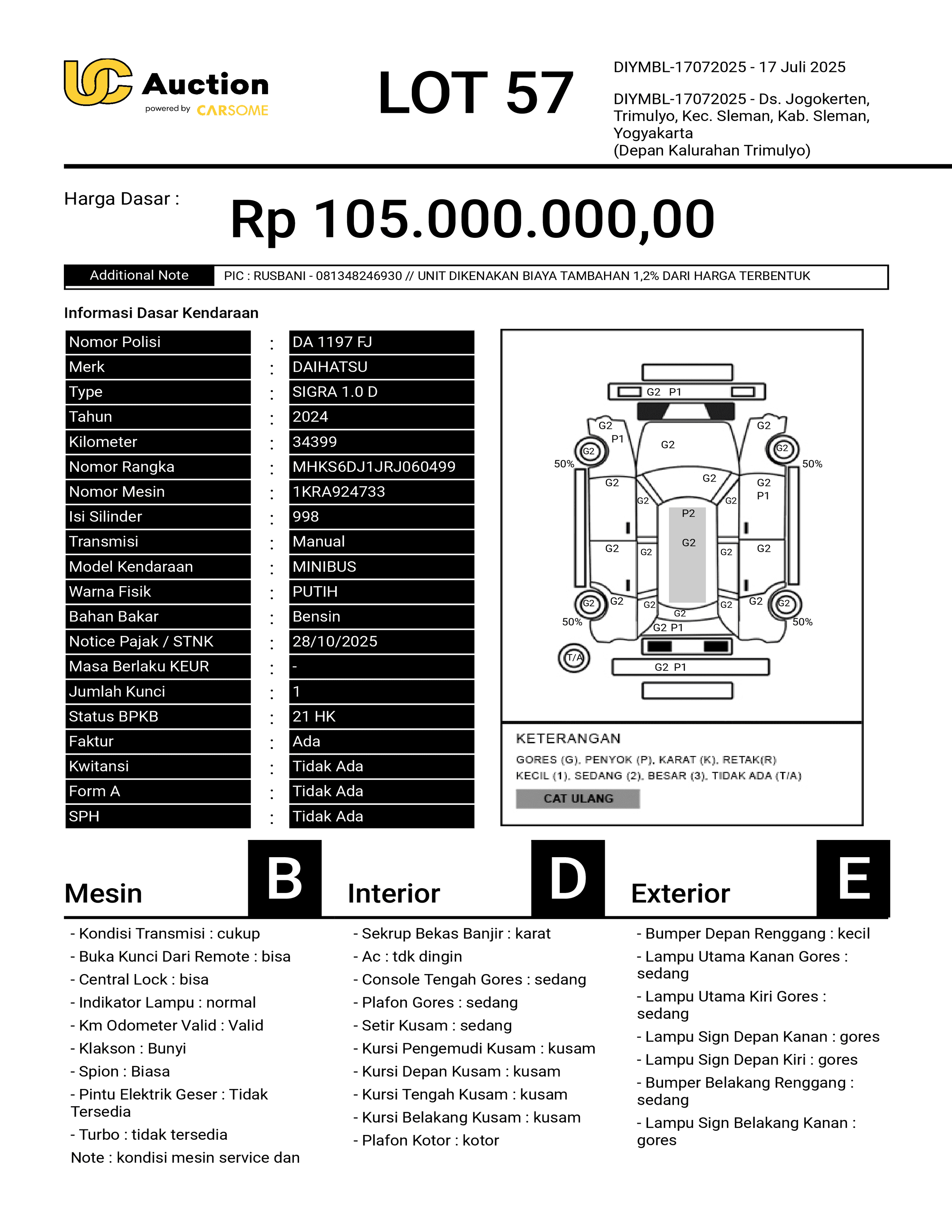 nama kendaraan