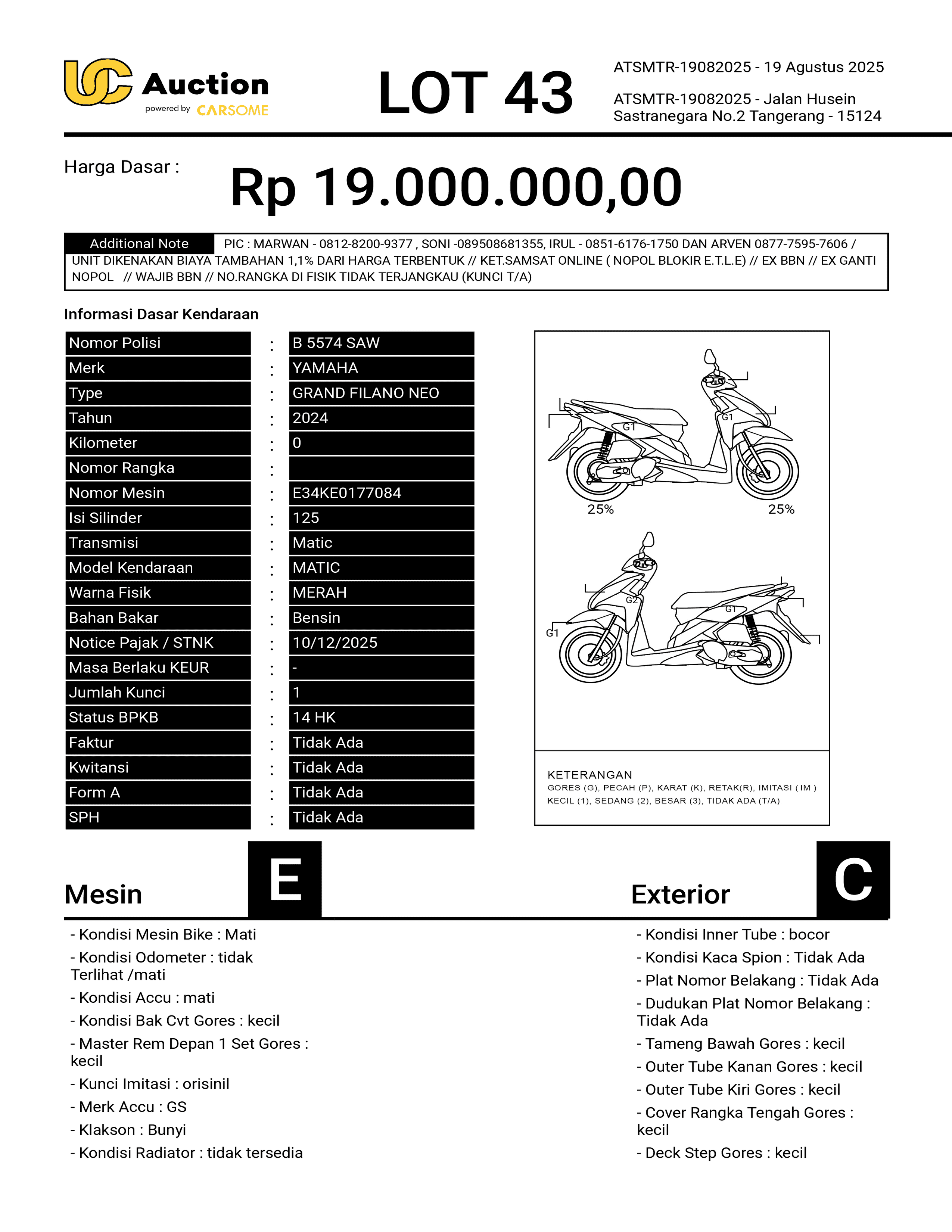 nama kendaraan