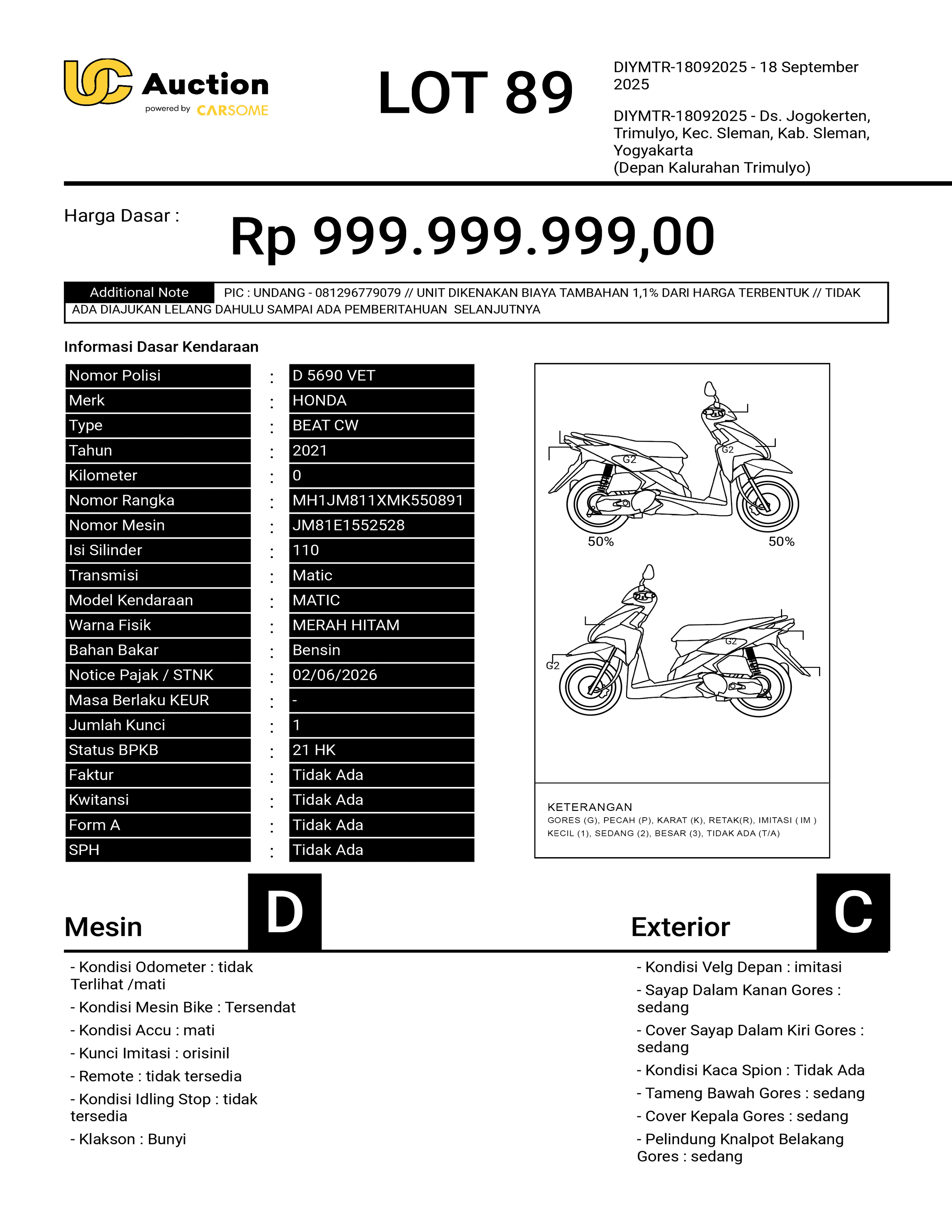 nama kendaraan
