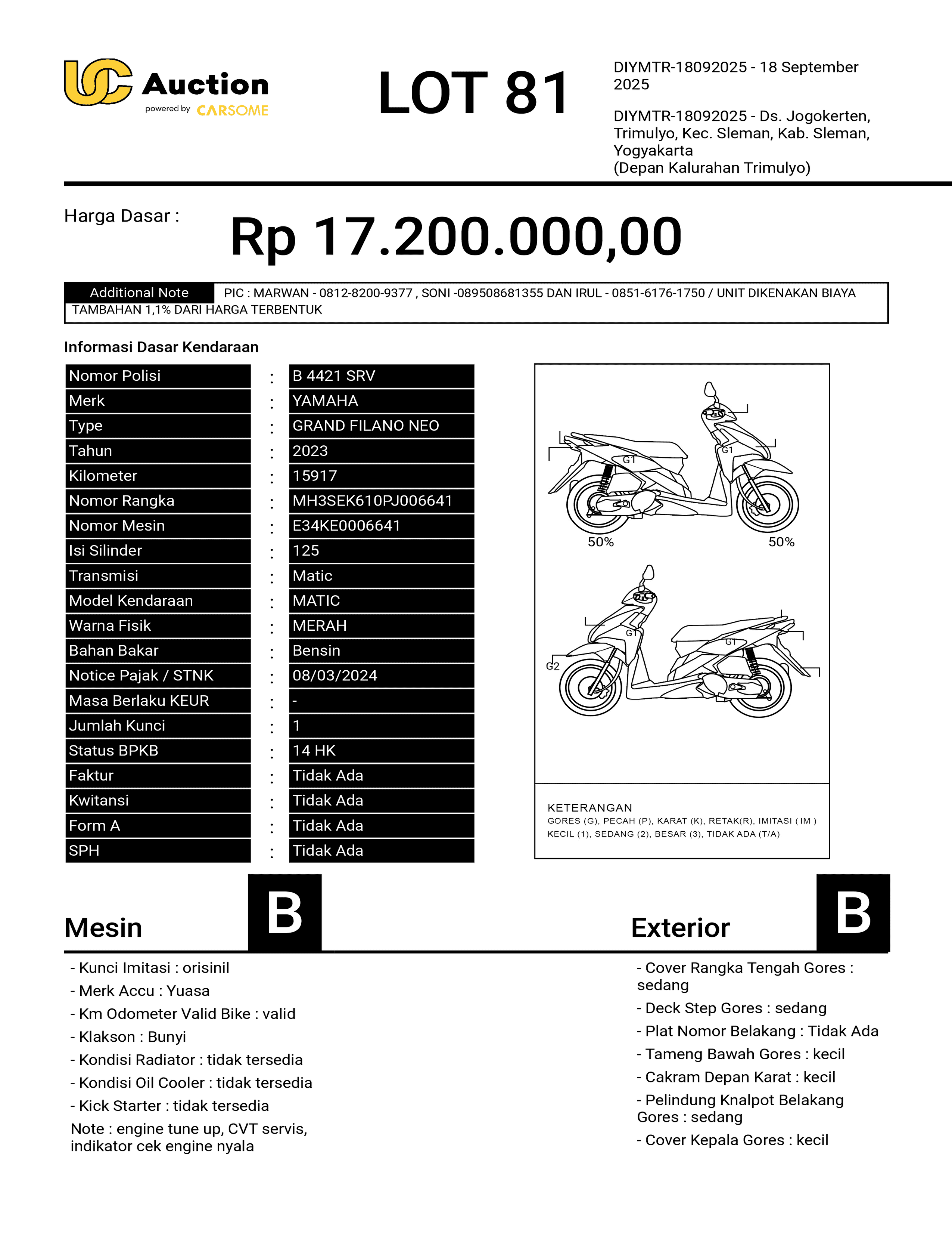 nama kendaraan