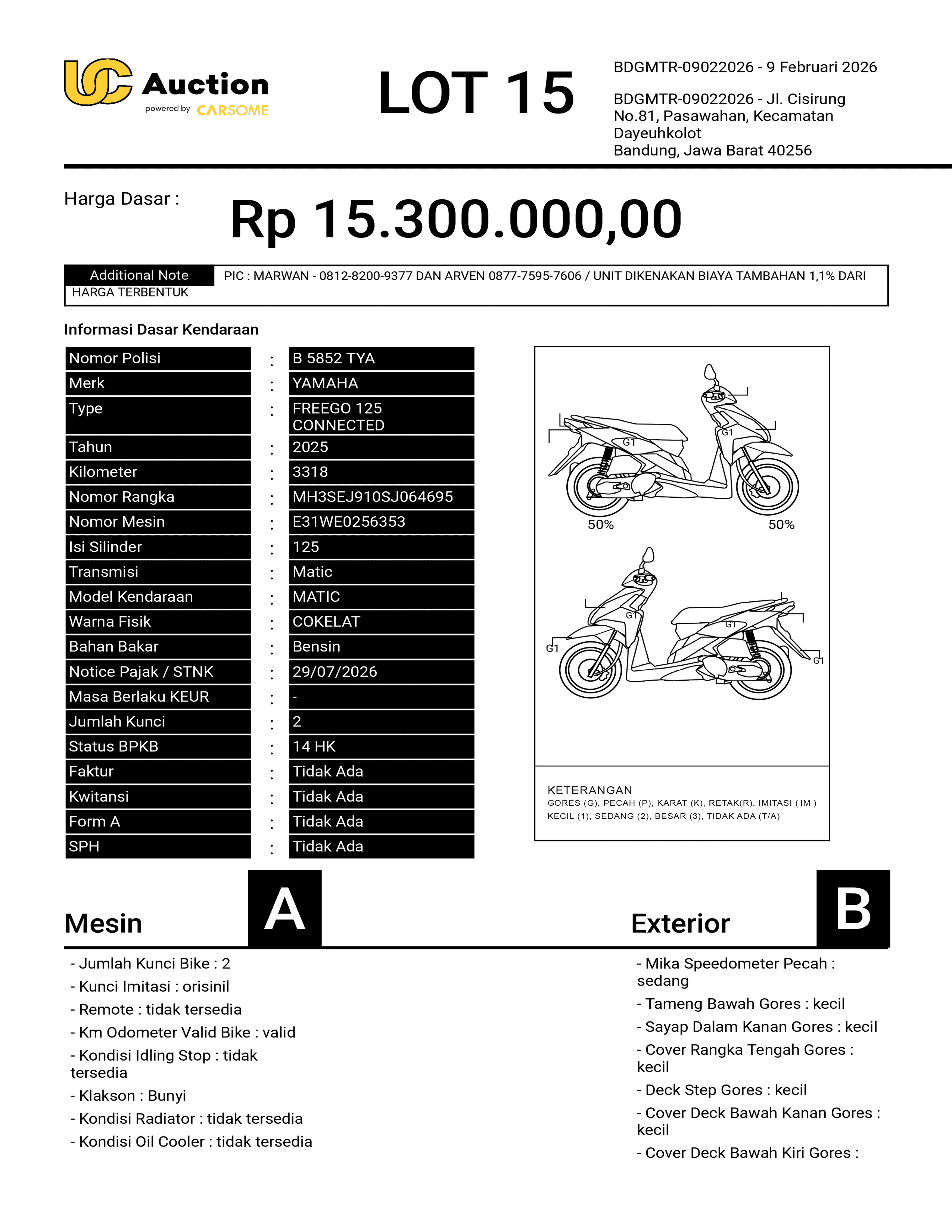 YAMAHA FREEGO 125 CONNECTED