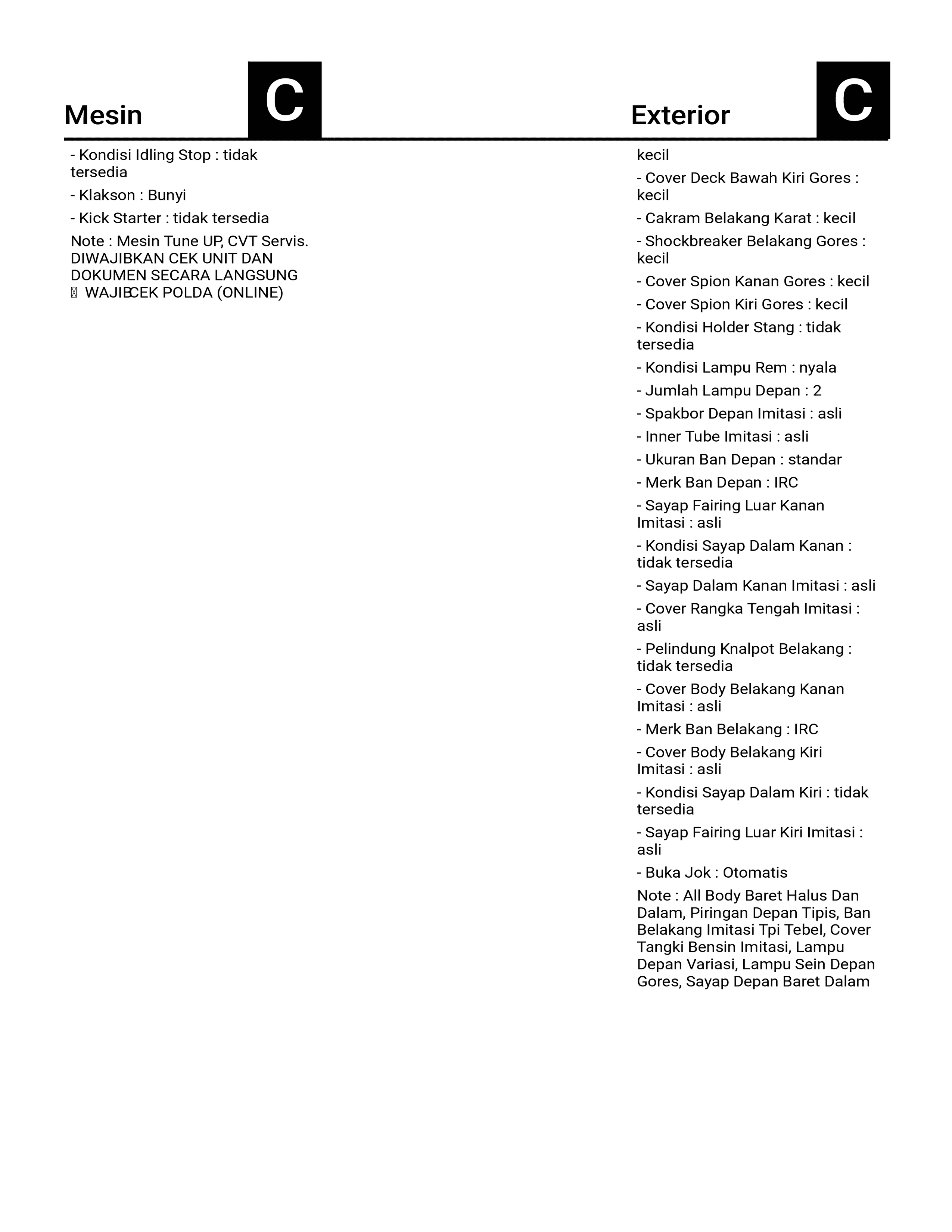 YAMAHA NMAX 155 NON ABS