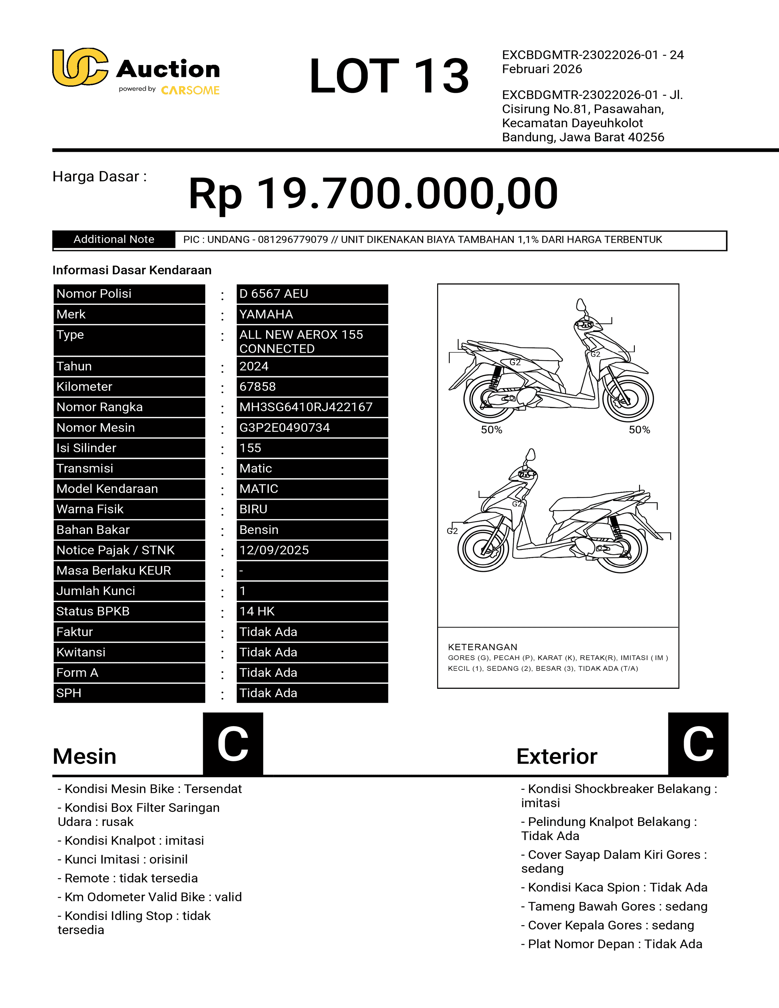 YAMAHA ALL NEW AEROX 155 CONNECTED