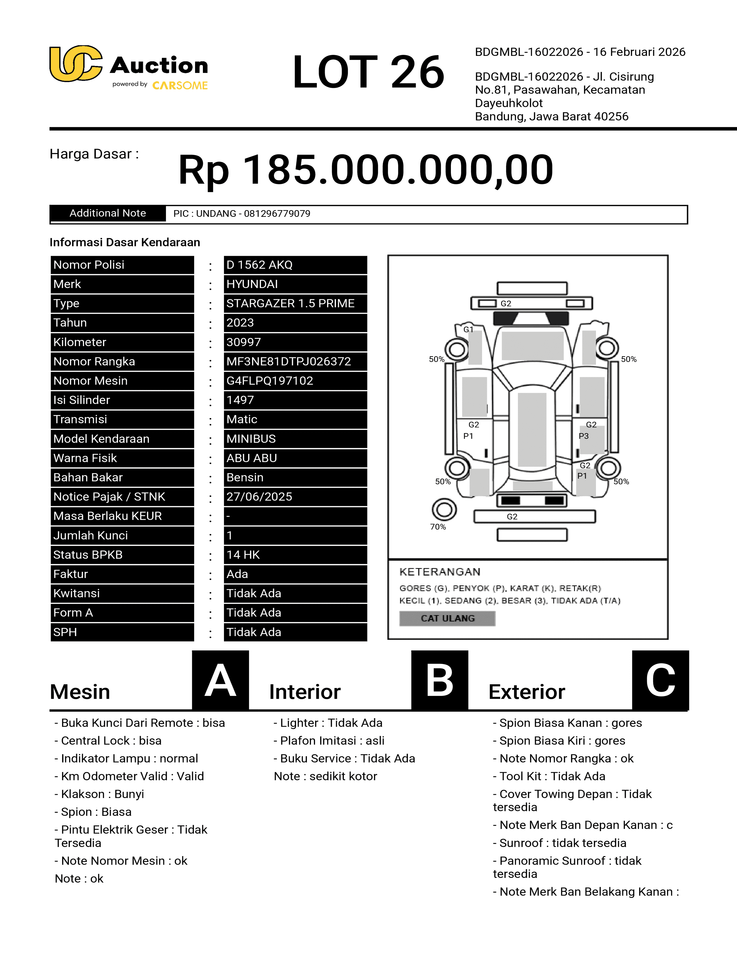 HYUNDAI STARGAZER 1.5 PRIME
