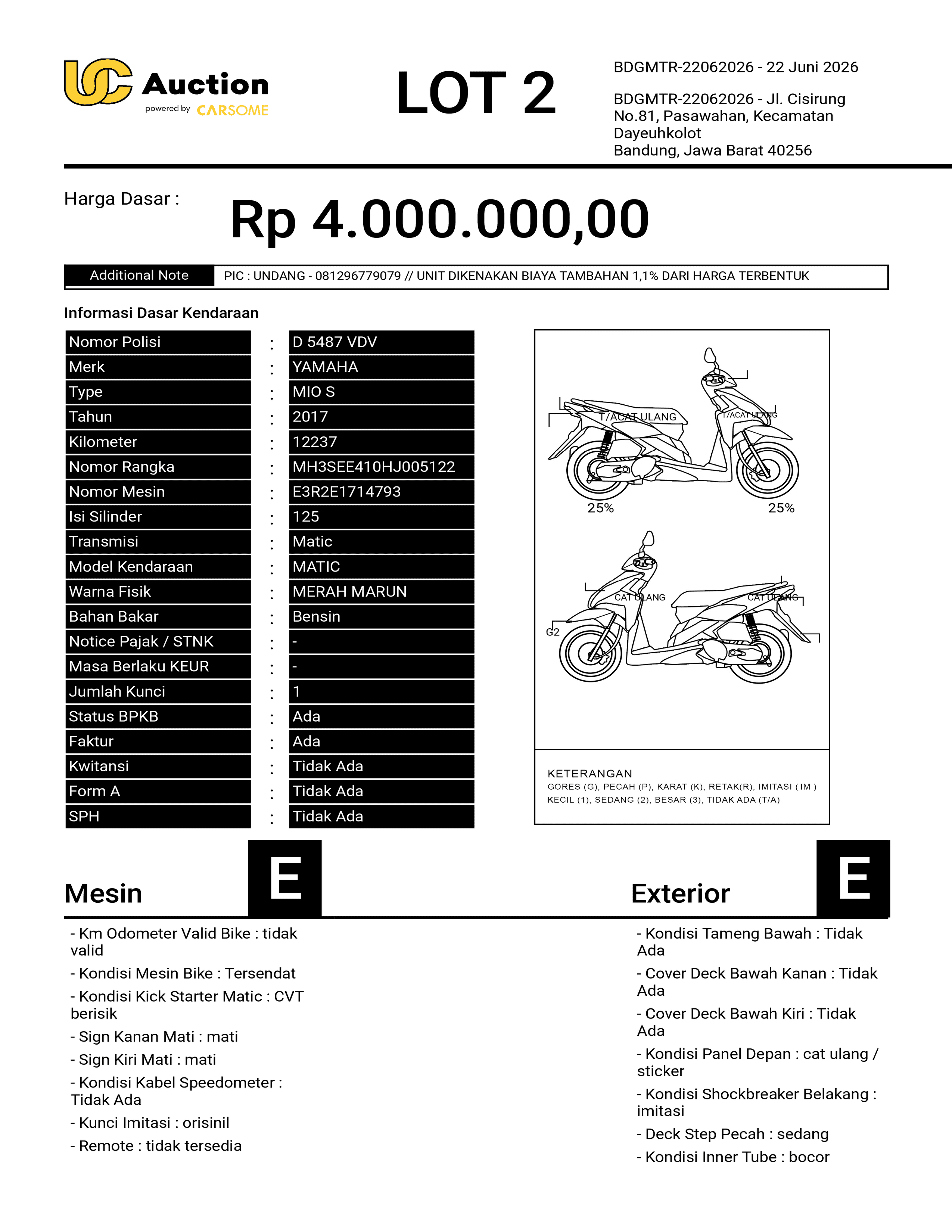 YAMAHA MIO S